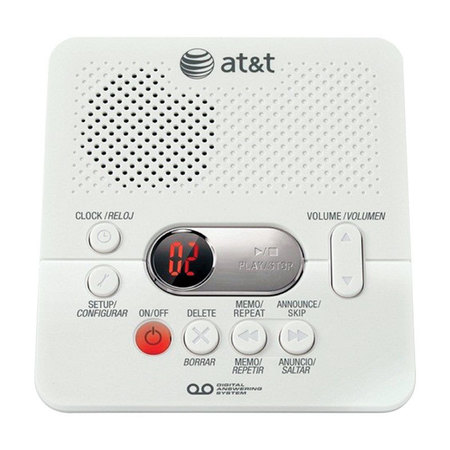 AT&T Answering System White 1740